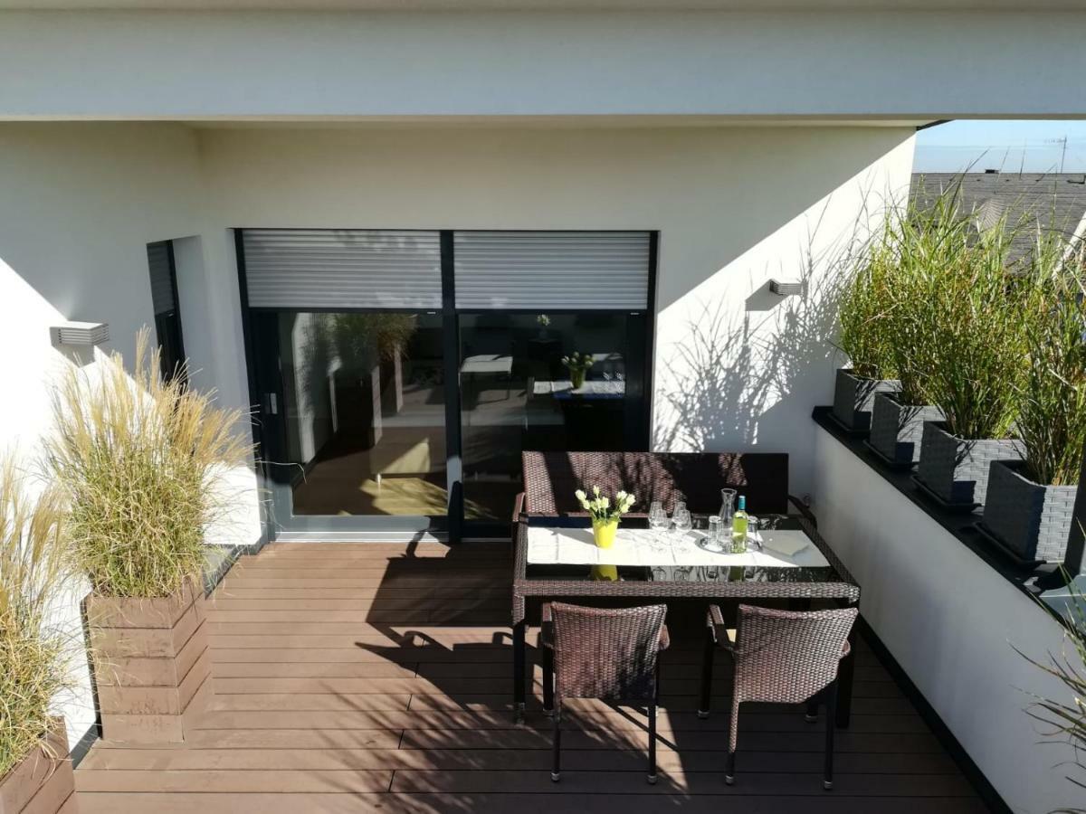 Penthouse Griemann 2 Fuer Max 4 Personen Mit Eigener Grosser Dachterrasse Zum Relaxen! 일미츠 외부 사진